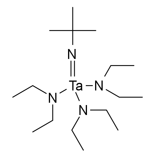 Tert-butylimido tris(diethylamido) tantalum (TBTDET)